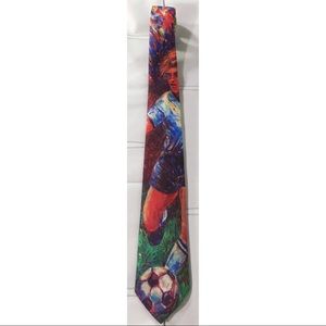 Ralph Marlin Soccer Player Ball Necktie Tie 1990